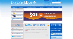 Desktop Screenshot of burbankbus.org