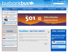 Tablet Screenshot of burbankbus.org